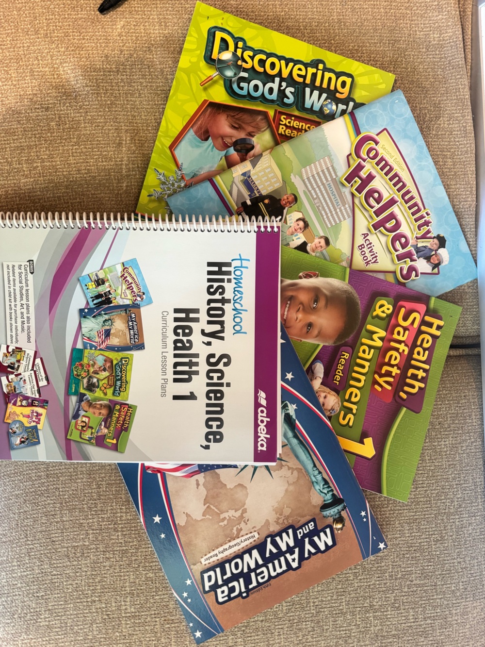 Curriculum Lesson Pack - White & Purple Health, Safety & Manners Activity Books